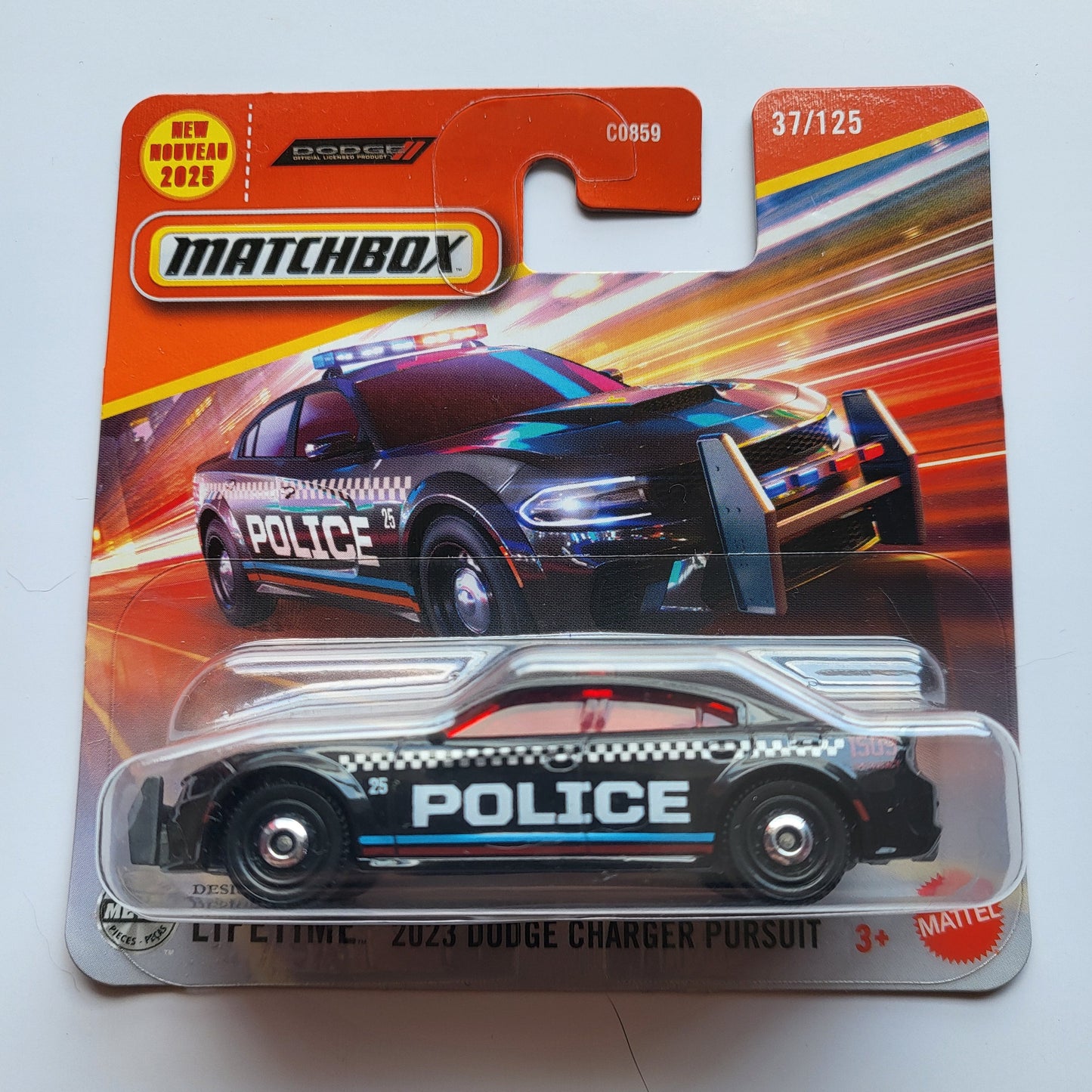 2023 Dodge Charger Pursuit Matchbox