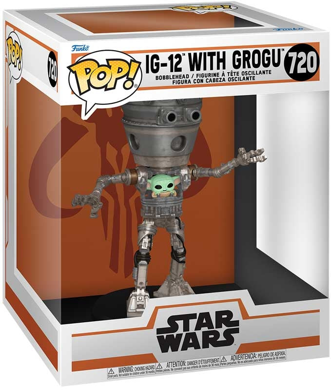 Funko POP Deluxe - Star Wars - IG-12 With Grogu