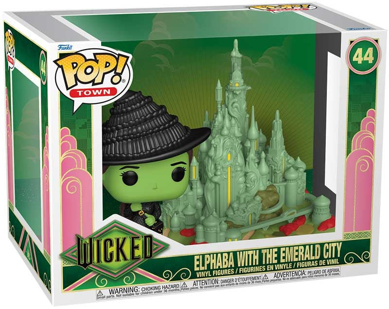 Funko POP Towns - Wicked - Elphaba With The Emerald City