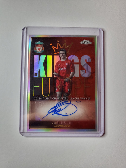 TOPPS Chrome LFC Vladamir Smicer Kings Of Europe