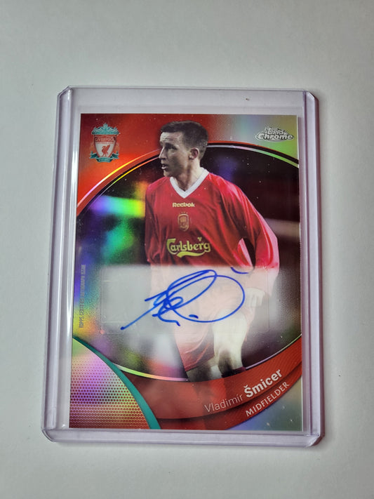 TOPPS Chrome LFC Vladamir Smicer Base Auto