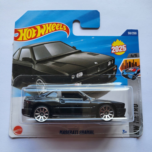 Black Maserati Shamal Hot Wheels