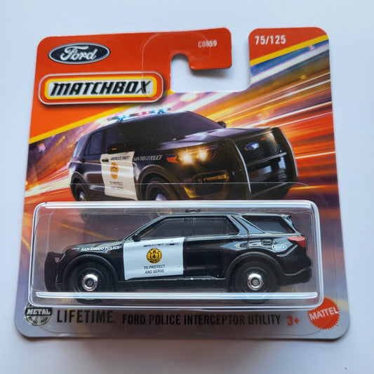 Ford Police Interceptor Utility Matchbox