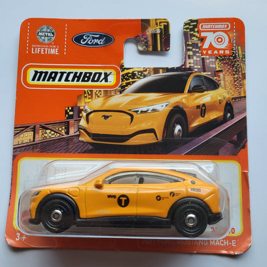 Taxi Livery Ford Mustang Mach E Matchbox