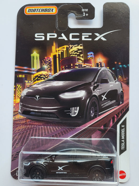 Space x Livery Tesla Model X Matchbox