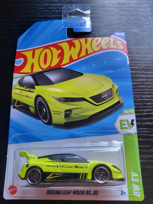 Long Card Nissan Leaf Nismo RC_02 Treasure Hunt Hot Wheels Car
