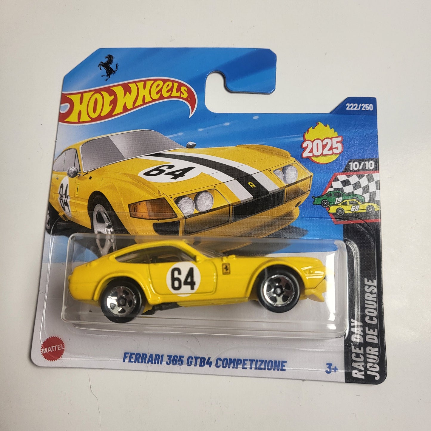 Yellow Ferrari 365 GTB4 Competizione