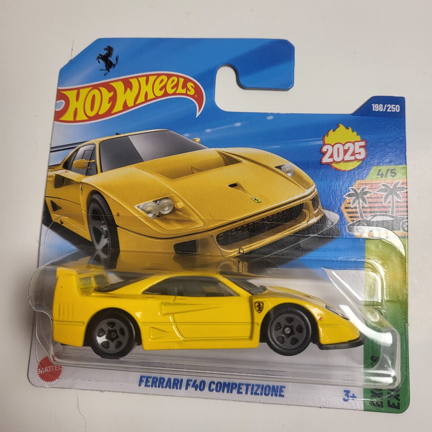 Yellow Ferrari F40 Competizione