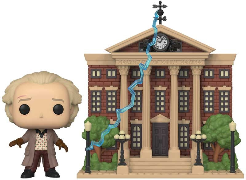 PRE ORDER - Funko POP Towns - Back To The Future - Doc With The Clock Tower