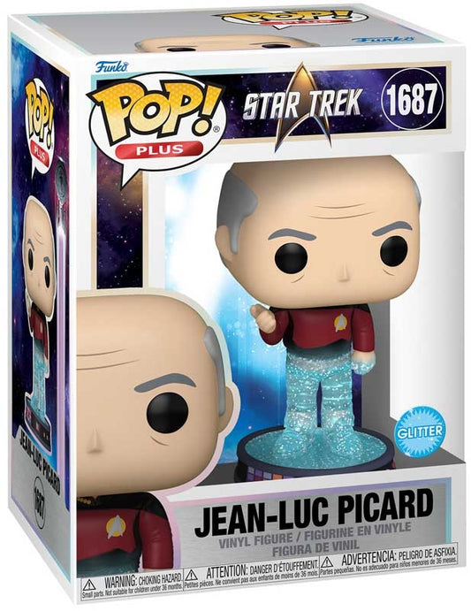 Funko POP Television Star Trek - Jean-Luc Picard Transporter - Glitter
