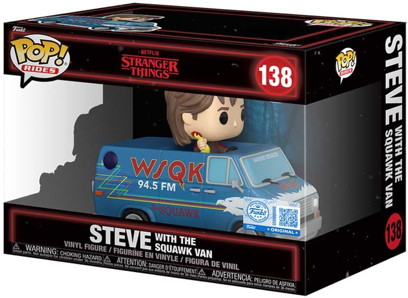 PRE ORDER - FUNKO POP Rides - Stranger Things - Steve With Squawk Van
