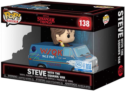PRE ORDER - FUNKO POP Rides - Stranger Things - Steve With Squawk Van