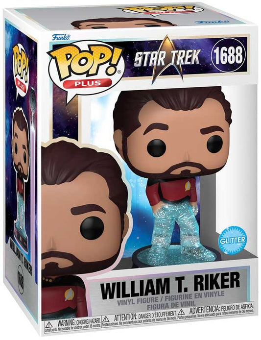 Funko POP Television Star Trek - William T.Riker Transporter - Glitter